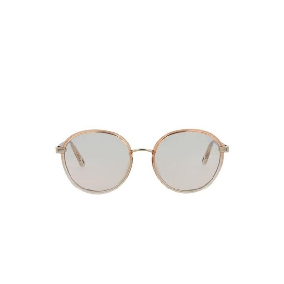 Chloé Womens Round/Oval Orange Orange Transparent Fashion Designer Eyewear - Picture 1 of 5